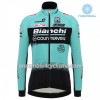 Maillot Cyclisme 2018 Bianchi Countervail Hiver Thermal Fleece N001